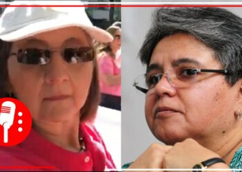 Raquel Buenrostro despide a traidora del gobierno de AMLO. Días después sale a marchar por el INE.