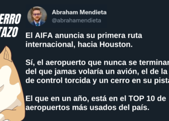 El Perro Tuitazo: AIFA anuncia primer ruta internacional