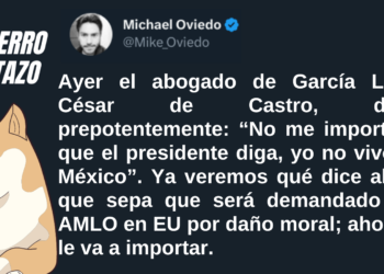 El Perro Tuitazo: AMLO podría demandar a César de Castro