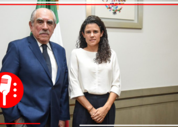 María Luisa Alcalde se reúne con titular de la UIF, Pablo Gómez