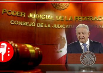 AMLO emitió mensaje para el juez de la derecha, Martín Santos, afirmó que lo va a denunciar por sus antecedentes y por la censura que está promoviendo (VIDEO)
