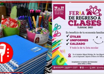 En beneficio de la economía familiar y de los emprendedores, Tláhuac realiza feria de regreso a clases 2023 (FOTOS)