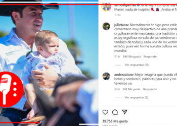 Tachan a Samuel García de “racista” por decir que Mariel solo “vestirá botas y sombrero, nada de huipiles”