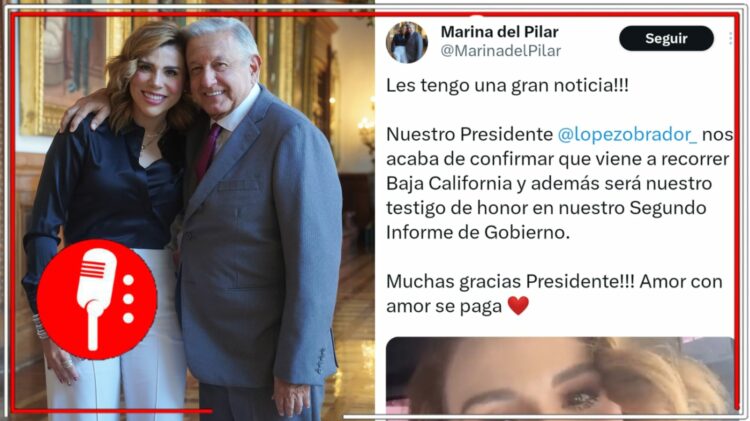 Imágenes: @MarinadelPilar y @lopezobrador_