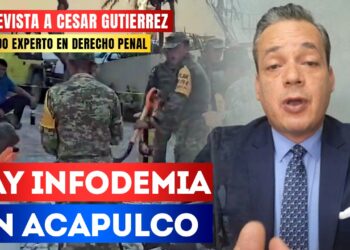 #Entrevista | Hay infodemia en Acapulco: El abogado experto en derecho penal César Gutiérrez señaló que es falso que el ejército este robando suministros en Guerrero