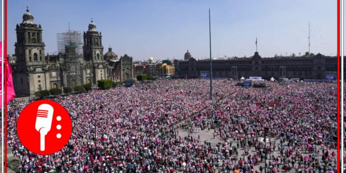 Zócalo de la Ciudad de México. Foto: AP.