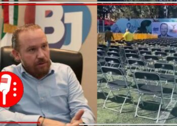 La CDMX no quiere el retroceso de la derecha: Vecinos de Álvaro Obregón rechazan al candidato capitalino del PRIAN, Santiago Taboada; evento en Torres de Potrero luce vacío (VIDEO)