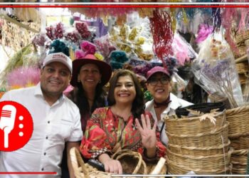 Clara Brugada visita a los comerciantes del Mercado de Jamaica en la Venustiano Carranza; se compromete a modernizar e impulsar el importante núcleo comercial (VIDEO)