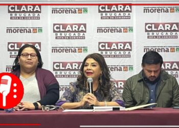 La derecha muestra su autoritarismo: Clara Brugada denunció que el candidato del PRIAN, Santiago Taboada, quiere callar al movimiento de la 4T para que no se le vincule con el Cártel Inmobiliario al que presuntamente pertenece (VIDEO)