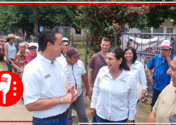 Carlos Íñiguez Rosique “Caliche” y Yolanda Osuna fortalecen lazos con la comunidad en una visita a la Ranchería Estanzuela