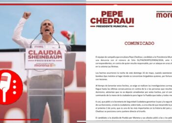 Así se aferra el PRIAN al poder: Equipo de Pepe Chedraui, virtual alcalde de Puebla Capital, denuncia ataque con bombas molotov contra sus oficinas; ya hay denuncia (VIDEO)