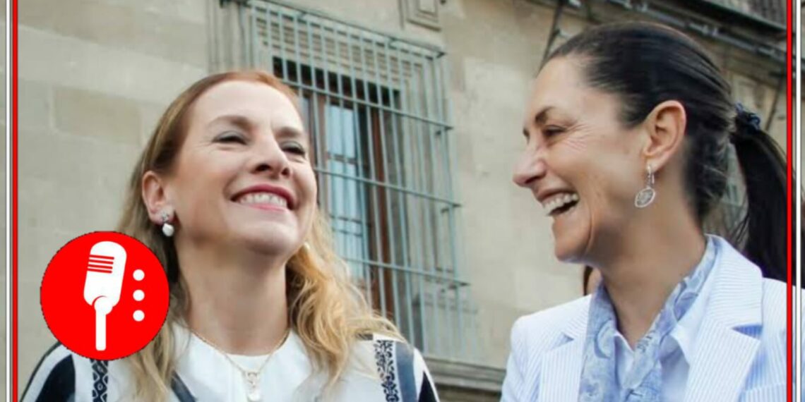 Beatriz Gutiérrez Müller y Claudia Sheinbaum. Foto: @ClaudiaShein/X