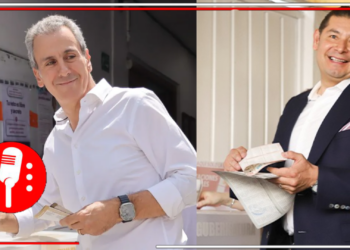 Alejandro Armenta y Pepe Chedraui emiten su voto por una Puebla donde todos estén bien: Los candidatos llaman a una jornada electoral pacífica