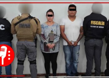 Tras diversos trabajos de investigación, la FGJEM detuvo a Lorena Janet “N” y de Erick Gerardo “N”, presuntamente implicadas en el homicidio del alto mando de la SSC, Milton Morales  
