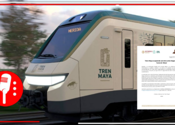 La seguridad de los usuarios es lo primero: El Tren Maya suspende operaciones debido a la llegada del huracán Beryl