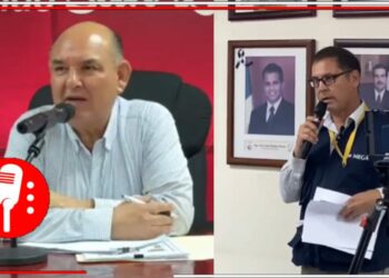 La prensa crítica exhibe el autoritarismo: El alcalde de San Luis Río Colorado, Sonora, Santos González, ordenó quitarle el micrófono al periodista Manuel Angulo, tras cuestionarlo sobre la entrega de 2 MDP al medio “Vizion” (VIDEO)