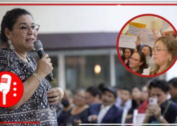 Por la defensa de los intereses del pueblo: La ministra Lenia Batres vuelve a ser acosada y hostigada por los huelguistas del Poder Judicial que no quieren la democratización de la justicia mexicana (VIDEO)
