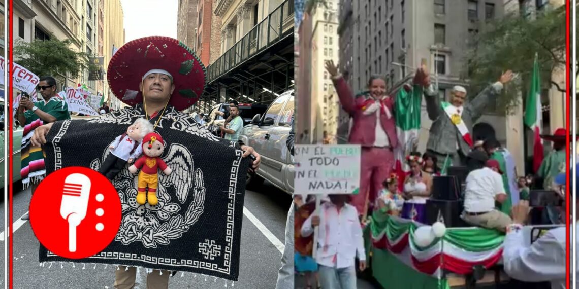 Mexicanos en Nueva York. Imágenes: @morena_ny!.