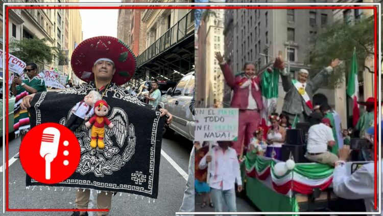 Mexicanos en Nueva York. Imágenes: @morena_ny!.