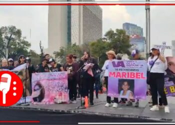 Manifestantes se reúnen en el centro de la CDMX para pedir justicia por feminicidios
