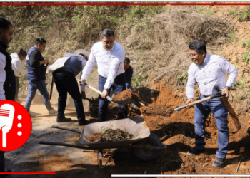 Alejandro Armenta refuerza la identidad comunitaria en Tetela de Ocampo con jornada de limpieza y apoyos sociales