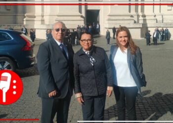 Rosa Icela Rodríguez ya está en el Vaticano