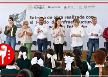 Mejoras en infraestructura educativa: González Saravia inaugura techumbre en Zacatepec