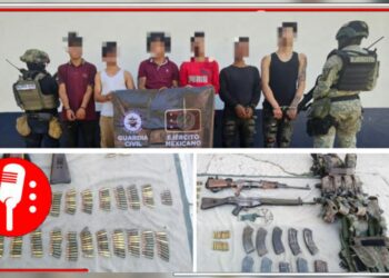 Seis venezolanos detenidos con armas y equipo táctico en Michoacán