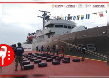 Marina asegura más de una tonelada de cocaína
