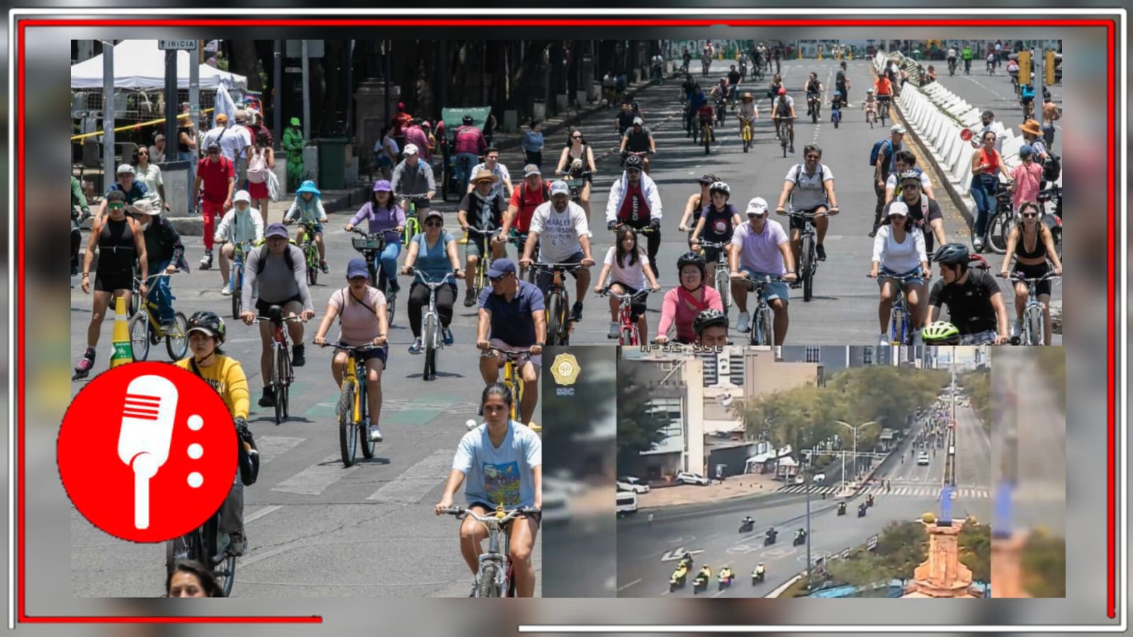 Rodada Ciclista con seguridad garantizada