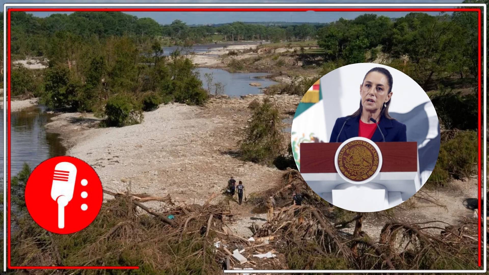 EE.UU. agradece a México por apoyo en inundaciones de Texas; Viola Davis reconoce a Sheinbaum