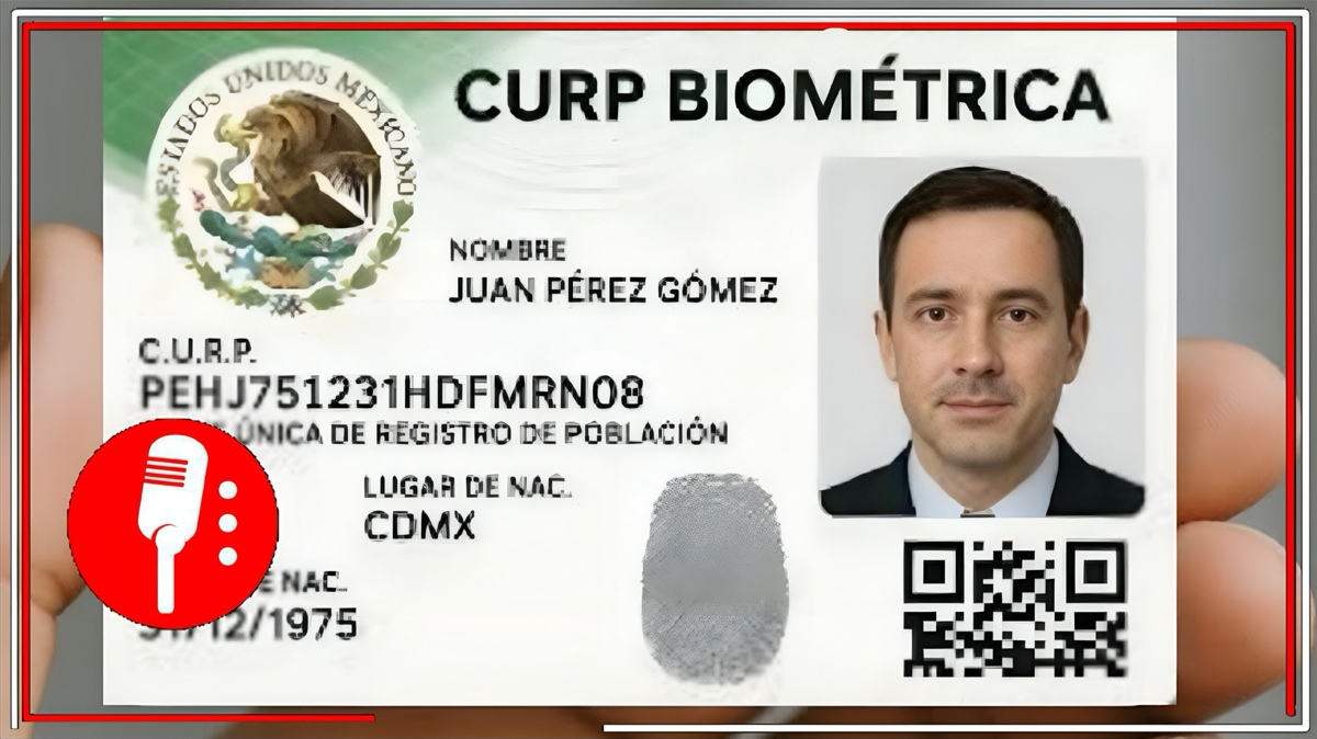 La CURP biométrica se convierte en documento obligatorio para mexicanos