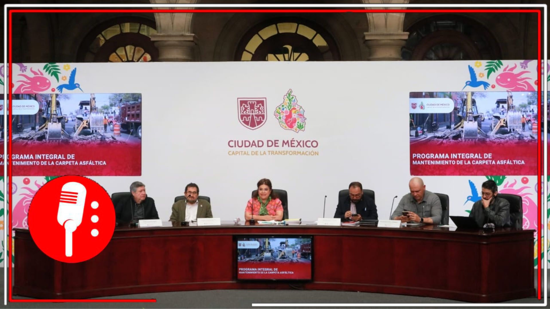 Clara Brugada lanza plan histórico contra baches y socavones en la CDMX