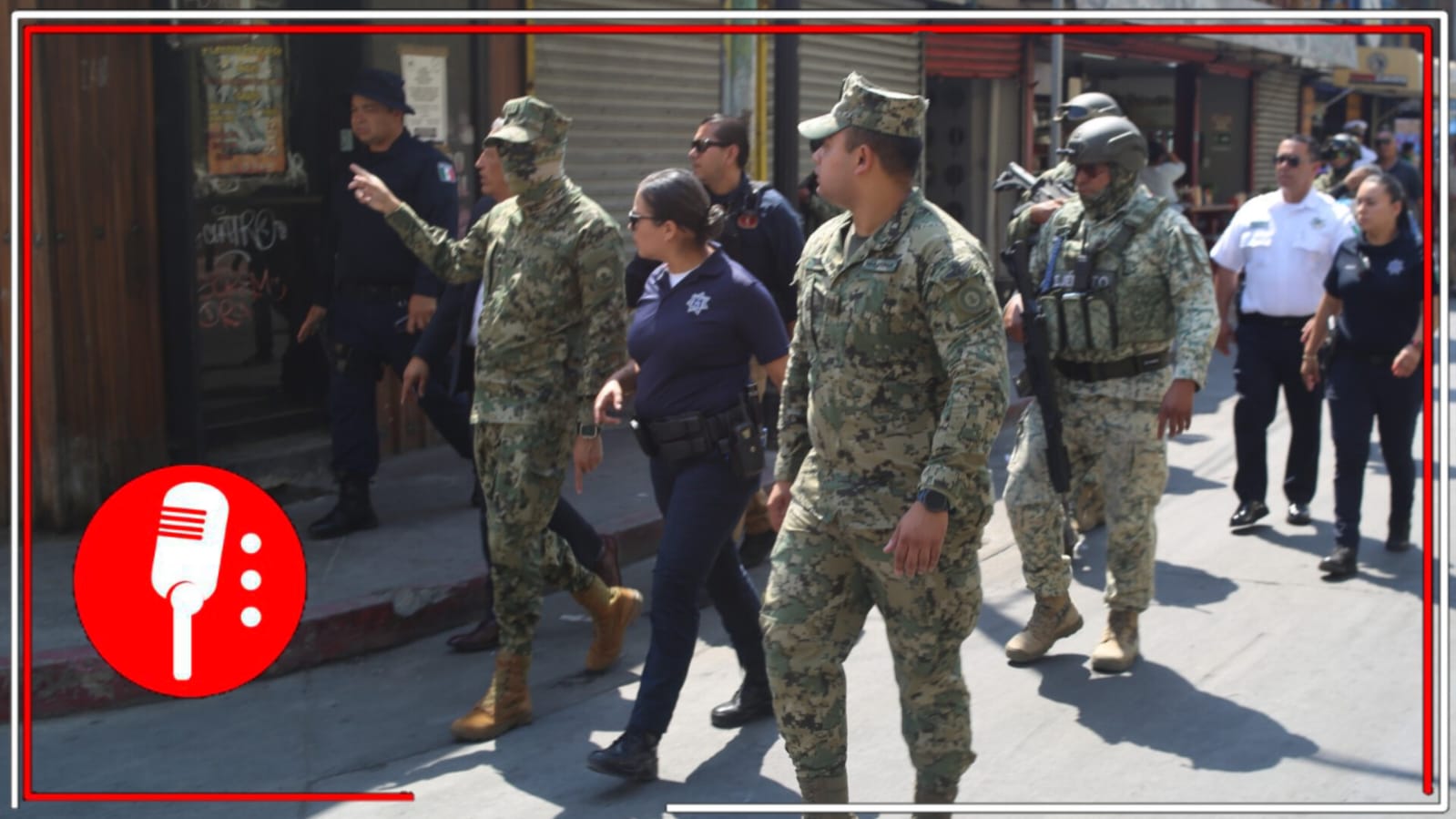 Marina se une a recorridos contra la extorsión en Ensenada