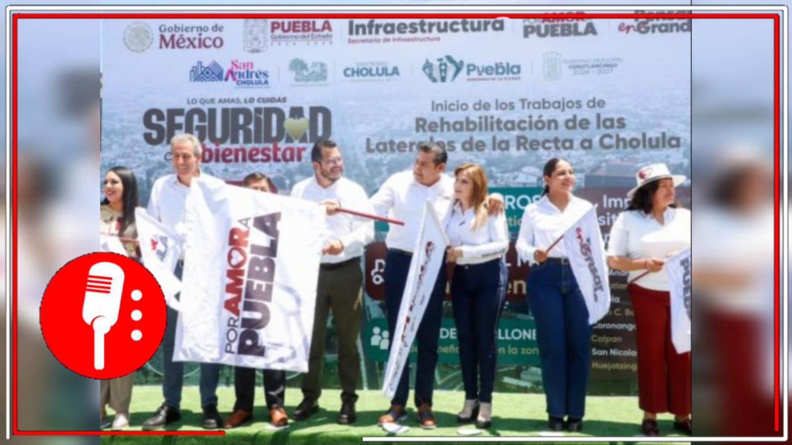 Paz = Infraestructura; Armenta inicia rehabilitación de vialidades en Puebla