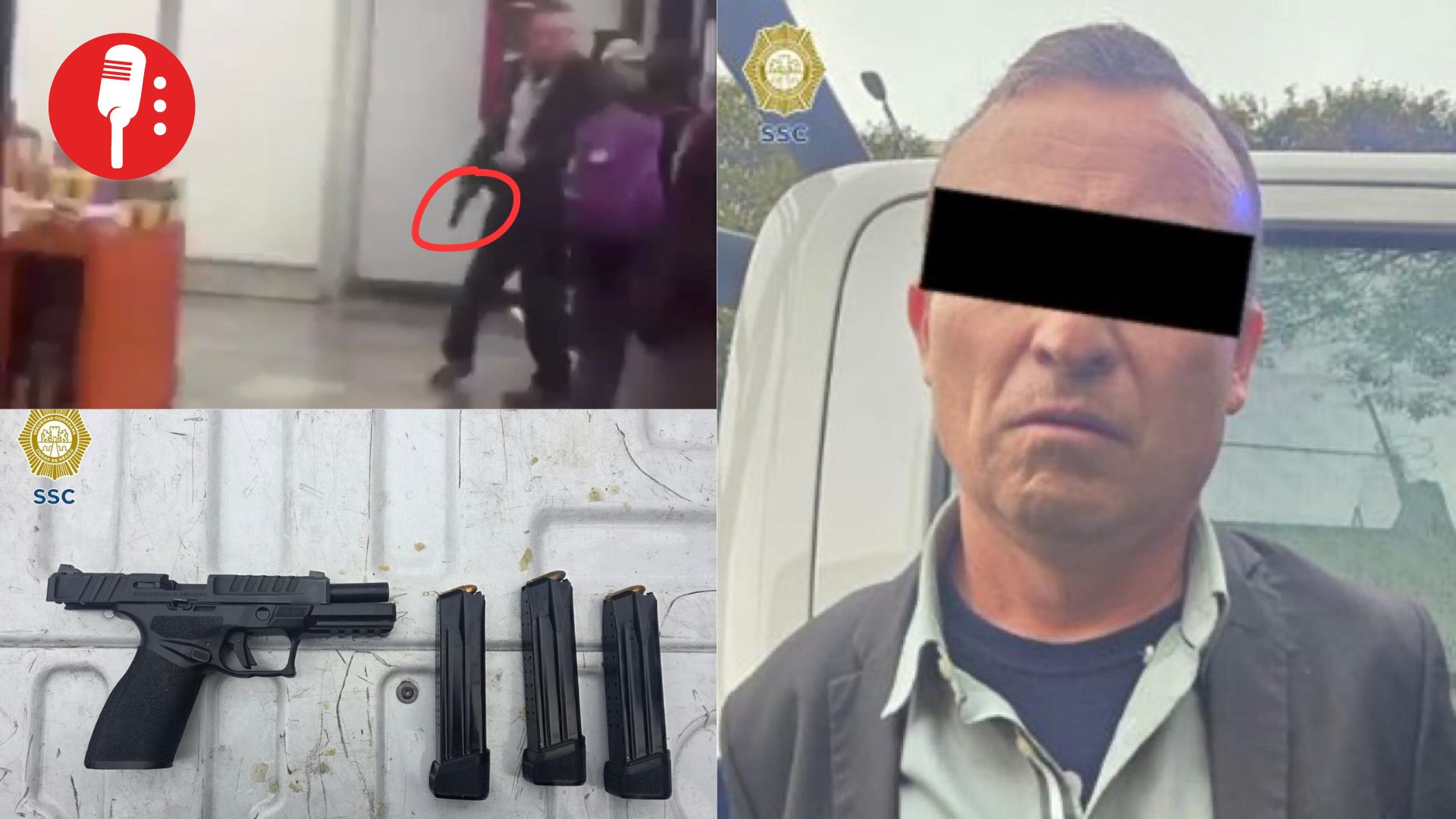 Hombre armado en Línea 9 del Metro amenaza a usuarios y es detenido por la policía