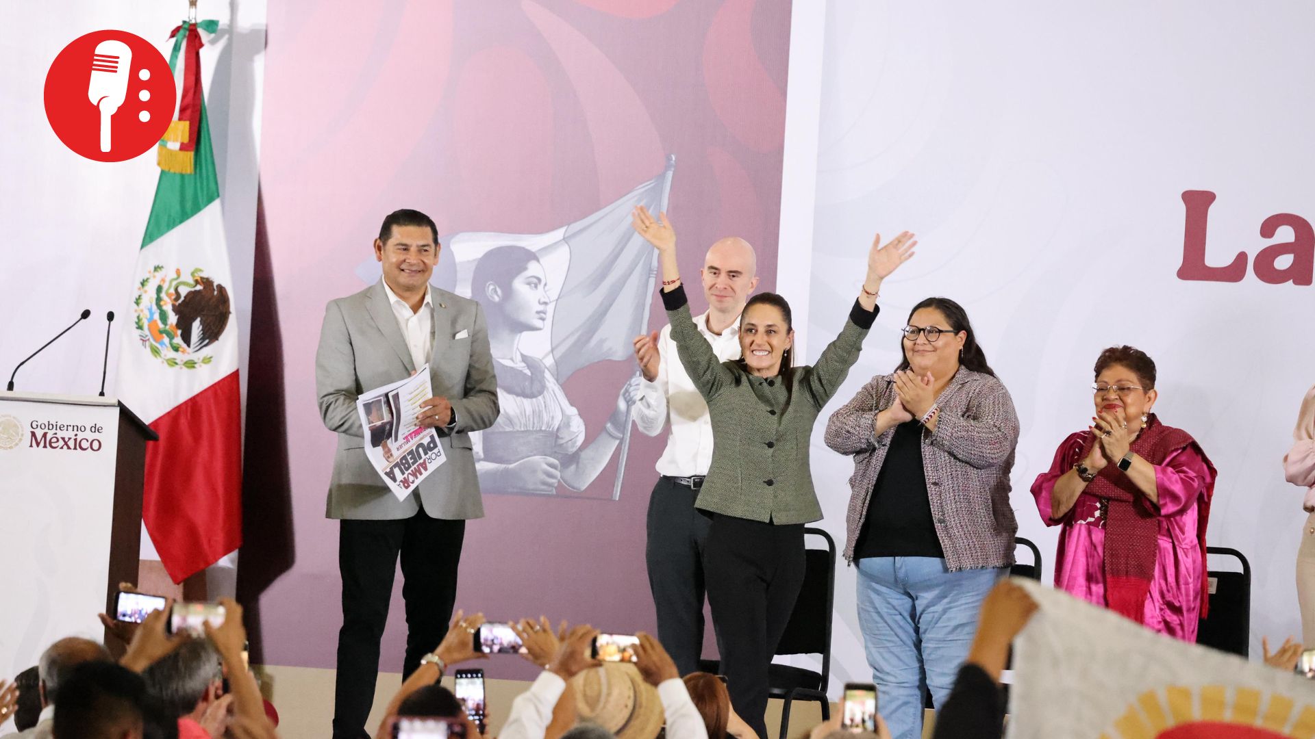 Claudia Sheinbaum presenta avances de la Cuarta Transformación en Puebla