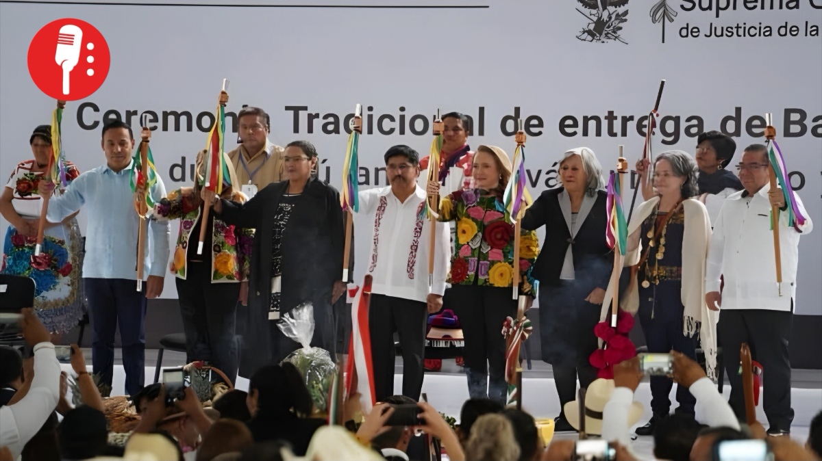 Nueva era en la Suprema Corte con bastones de mando indígenas