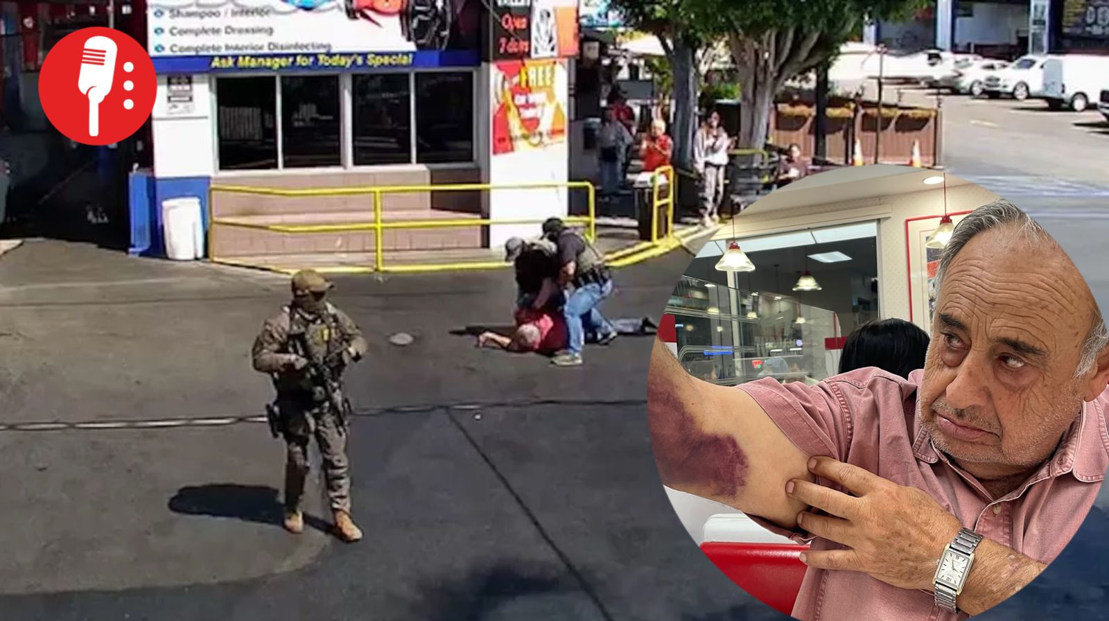Agentes de ICE golpean a hombre de 79 años en Los Ángeles; ciudadano exige indemnización de 50 MDD