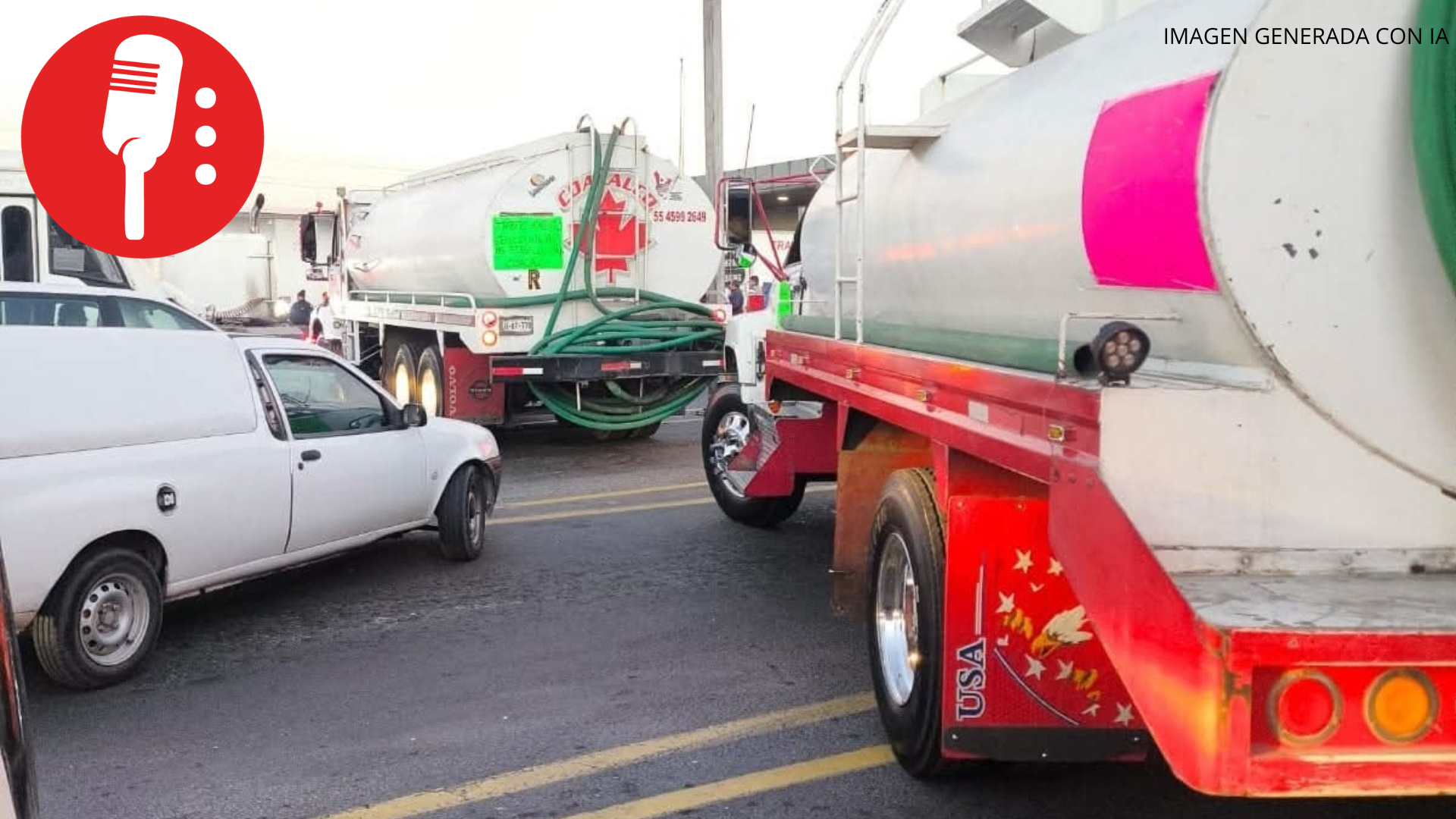 Megabloqueo de piperos paraliza vialidades en CDMX y Edomex