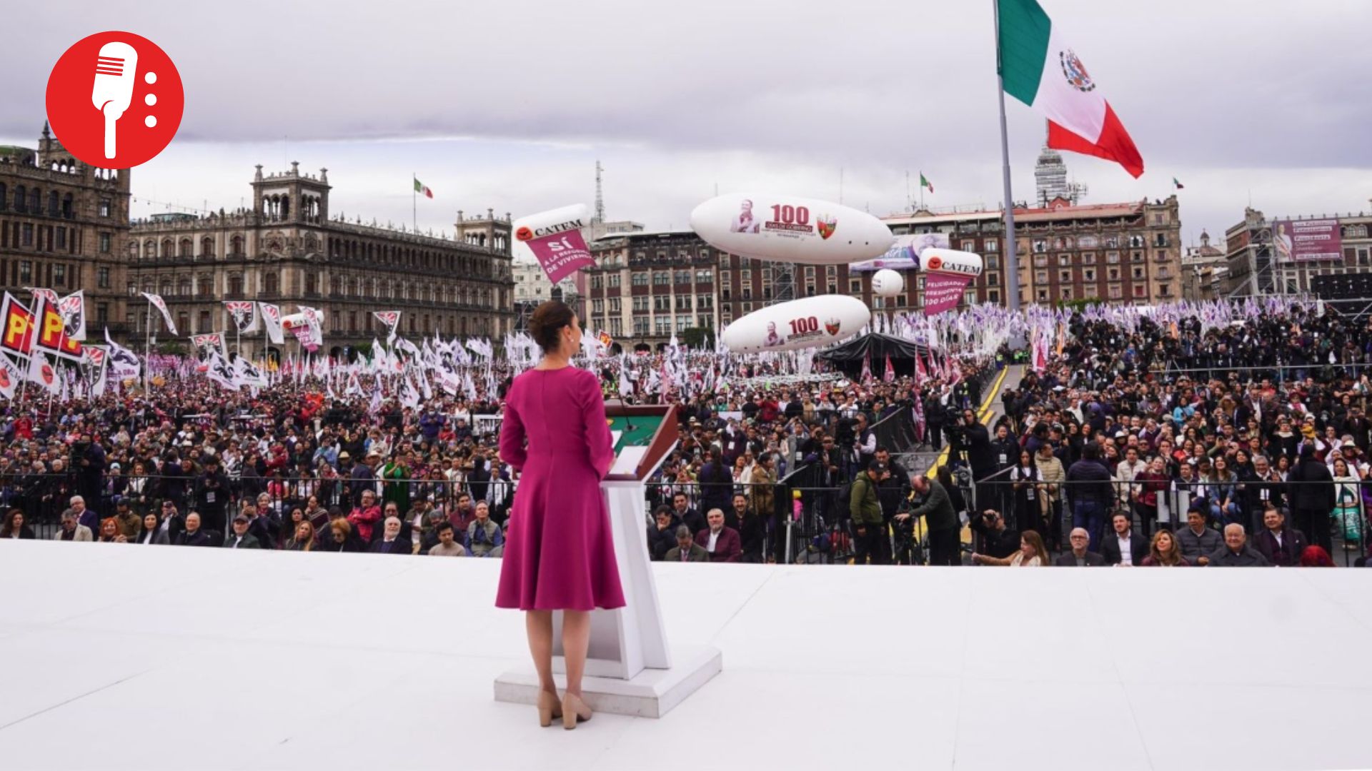 Claudia Sheinbaum celebra primer año con logros históricos en seguridad, economía y bienestar social