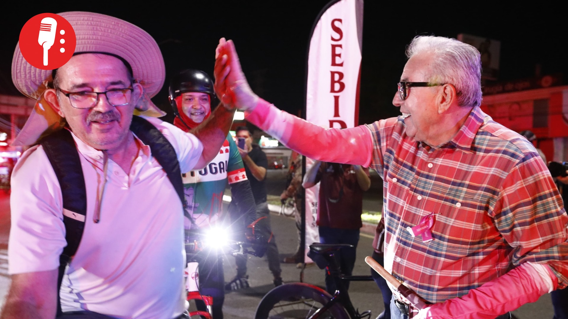 Gobernador Rubén Rocha encabeza Rodada Rosa 2025 con más de 750 ciclistas 