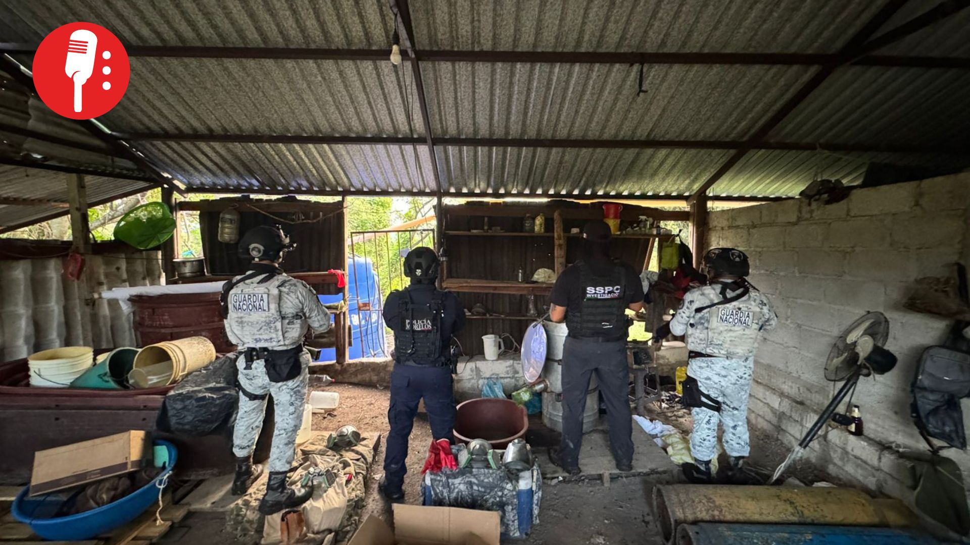 Desmantelan narcolaboratorio en Morelos con producción mensual de 300 mdp en cristal