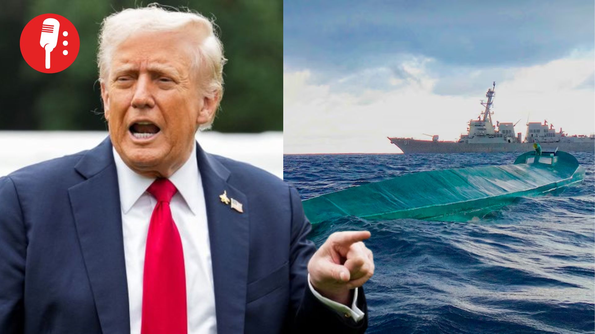 Trump revela ataque a submarino con drogas en el Caribe y afirma que Maduro “no quiere meterse con EUA”