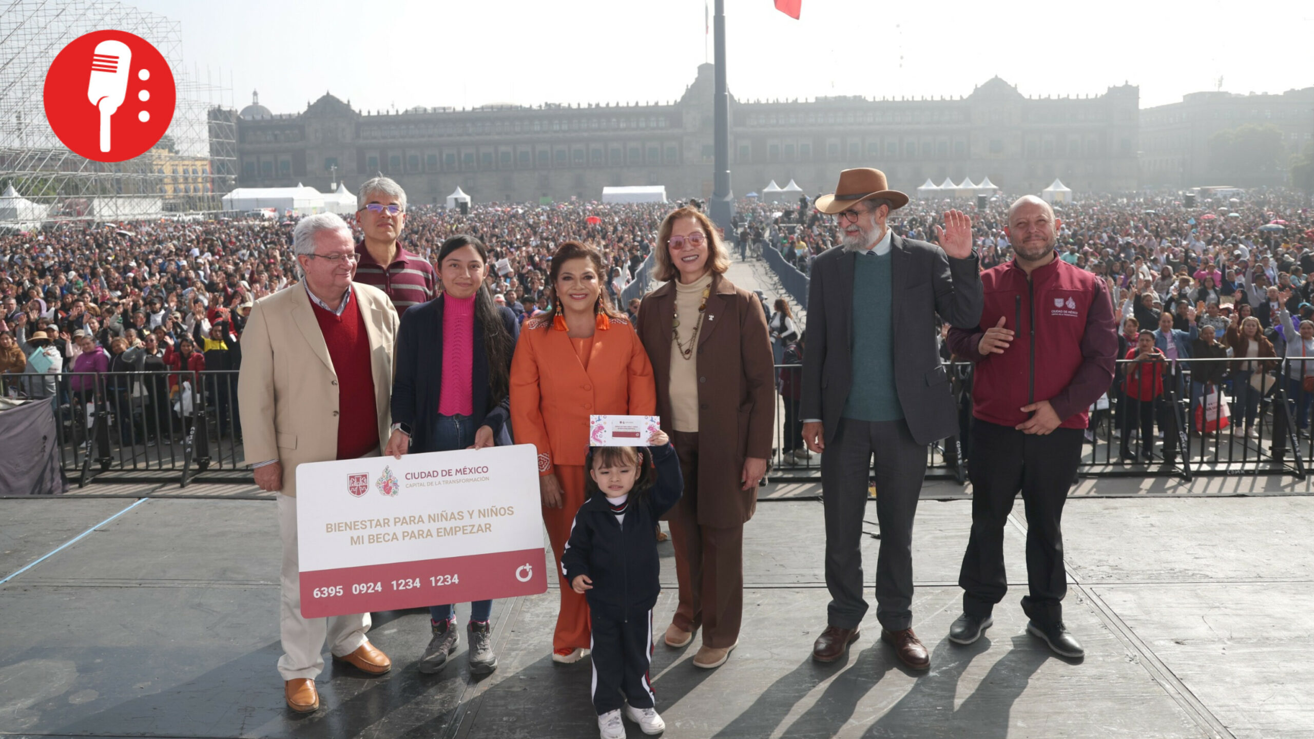 Brugada entregó “Mi Beca para Empezar”, 40 mil apoyos en total