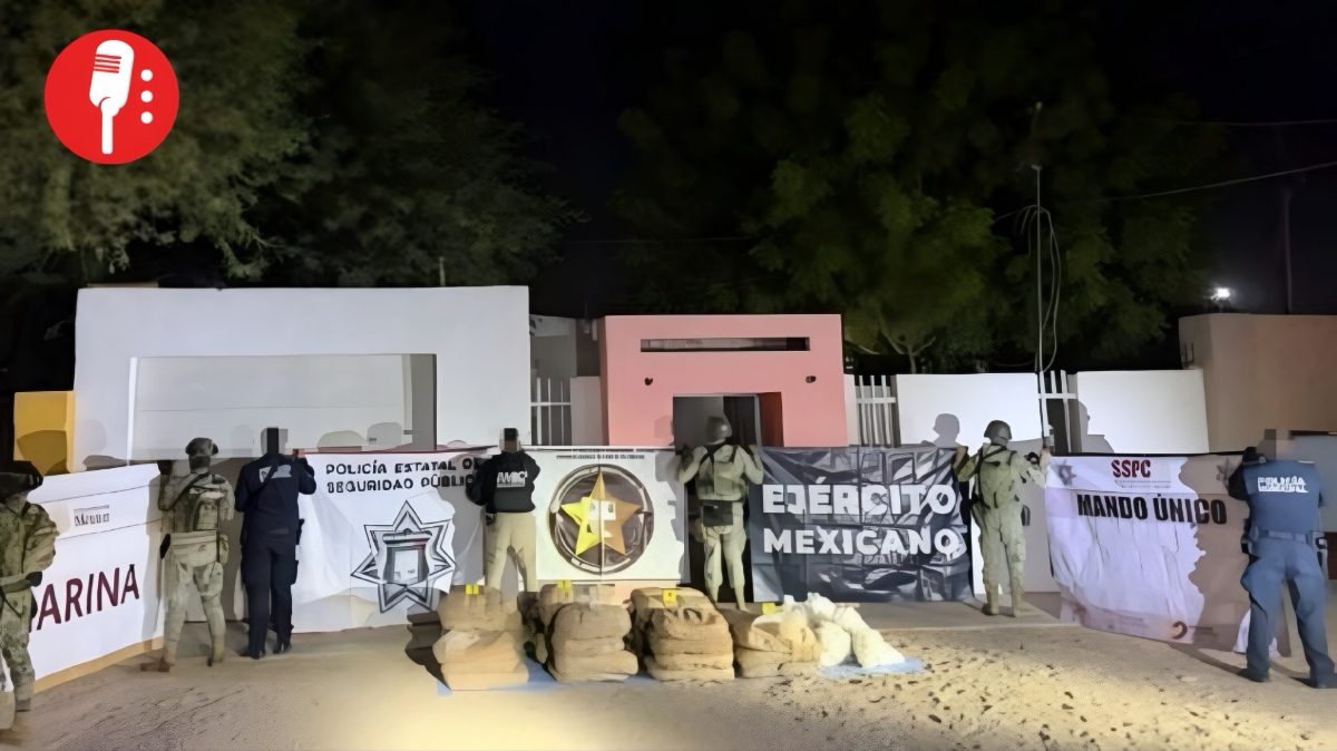 Gran decomiso de metanfetamina en San Luis Río Colorado