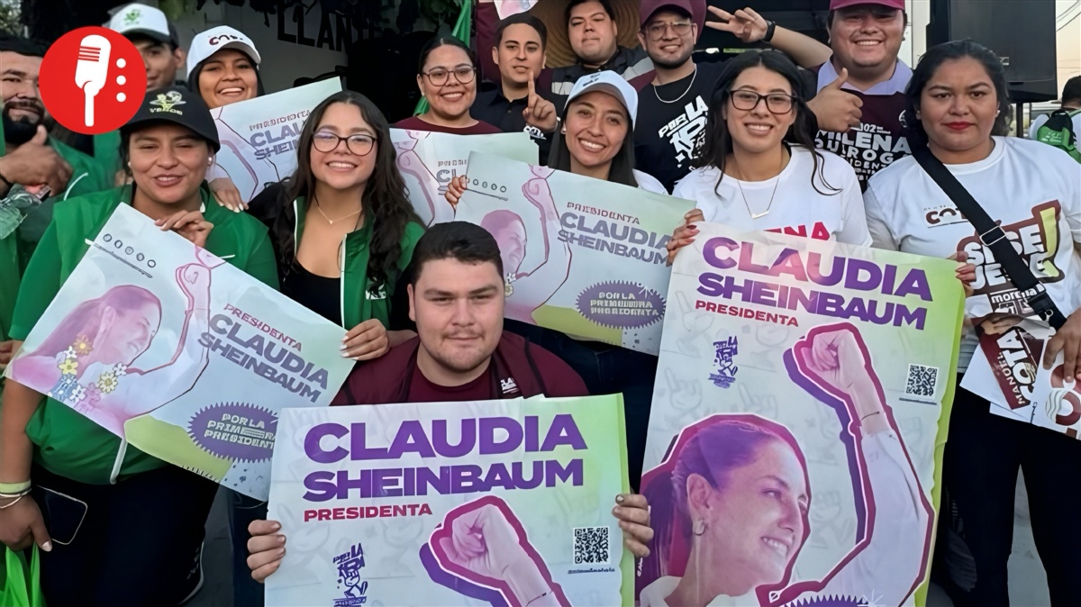 Marcha del Tigre: Jóvenes apoyan a Sheinbaum y la 4T