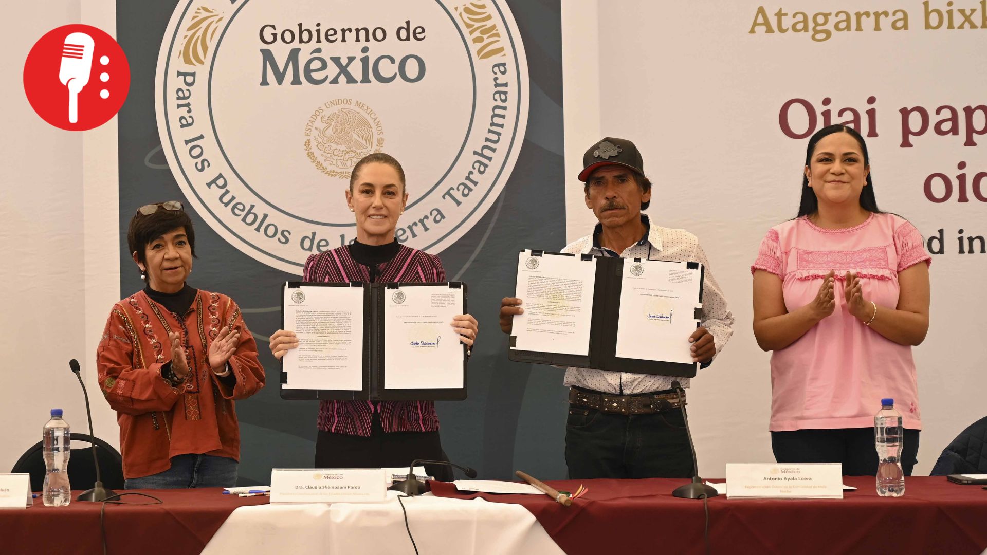 “Lo que siempre fue suyo vuelve a casa”: Sheinbaum restituye tierras al pueblo Ódami en la Sierra Tarahumara