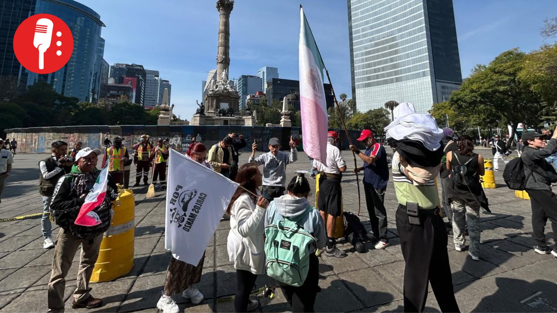 Marcha de la “Generación Z” vuelve a quedarse corta en CDMX; apenas reúne a unos 120 asistentes