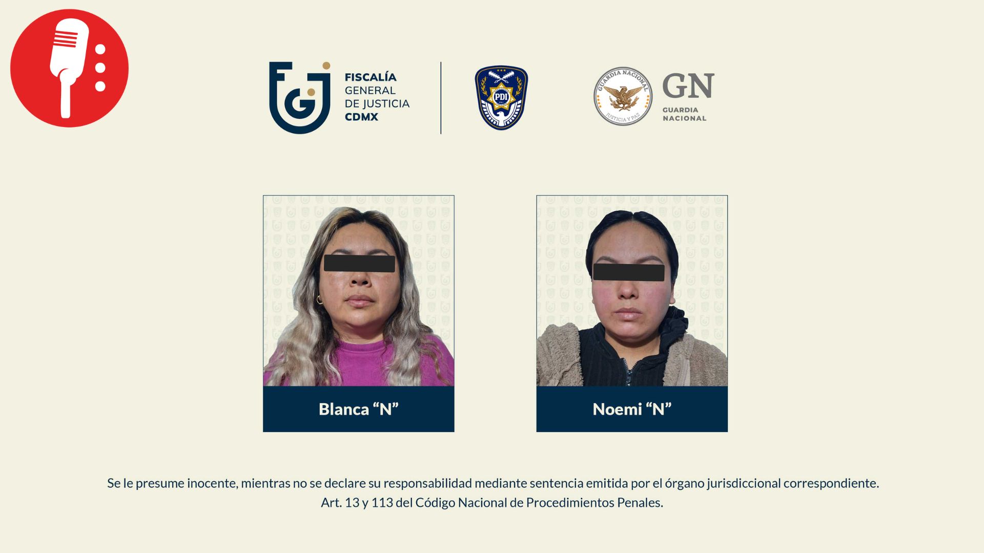 Detienen a nuera y suegra implicadas en el Cártel Nuevo Imperio